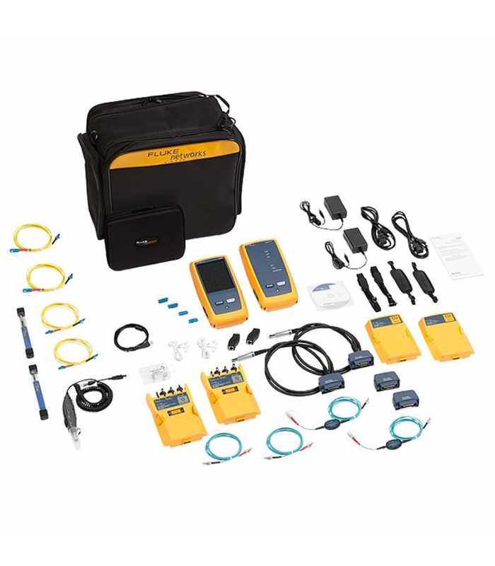 Fluke Networks DSX25000QIGLD [DSX2-5000QI/GLD] Versiv 2 CableAnalyzer w/ OLTS Quad and Fiber Inspection, Integrated Wi-Fi, 1-Year Gold Support